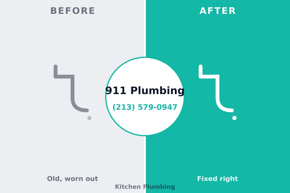 Before and after: plumbing company Niederwald, TX